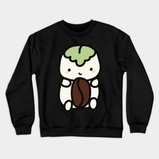 Mochi loves coffee Crewneck Sweatshirt